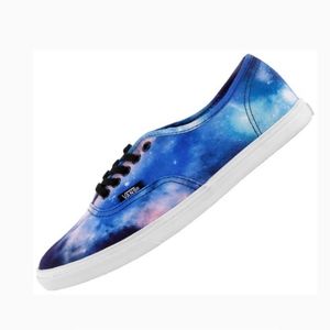 💕Vans "Unisex" Galaxy Multi/White Black Laced Sneakers